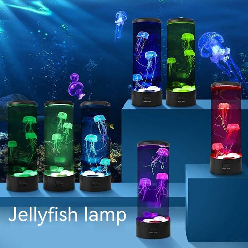 Jellyfish Lamp USB-Relaxing LED Night Light