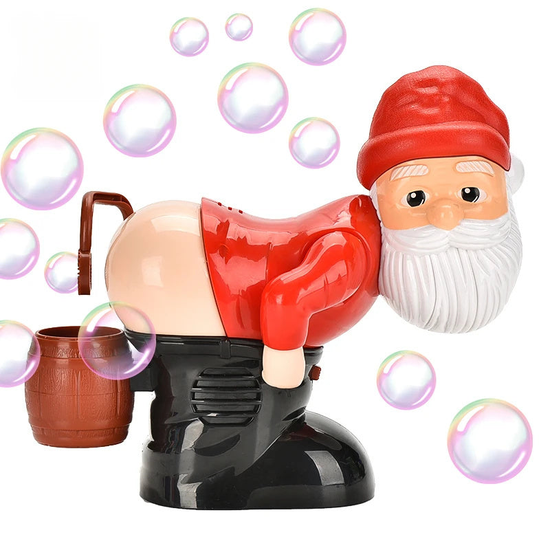 Funny Santa Bubble Blowing Machine