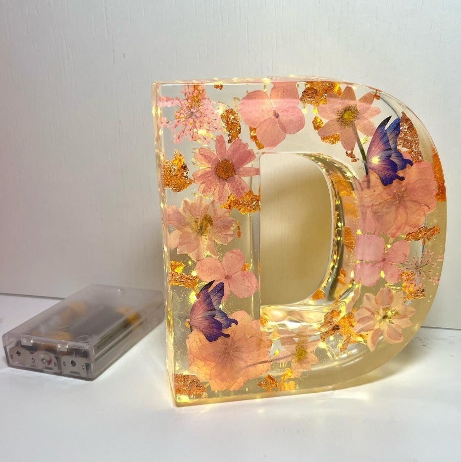 Handmade Floral Night Light