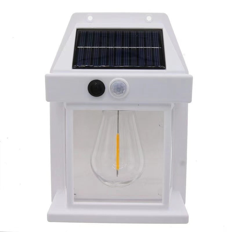 Outdoor Solar  Waterproof Tungsten Induction Garden Wall Lamp