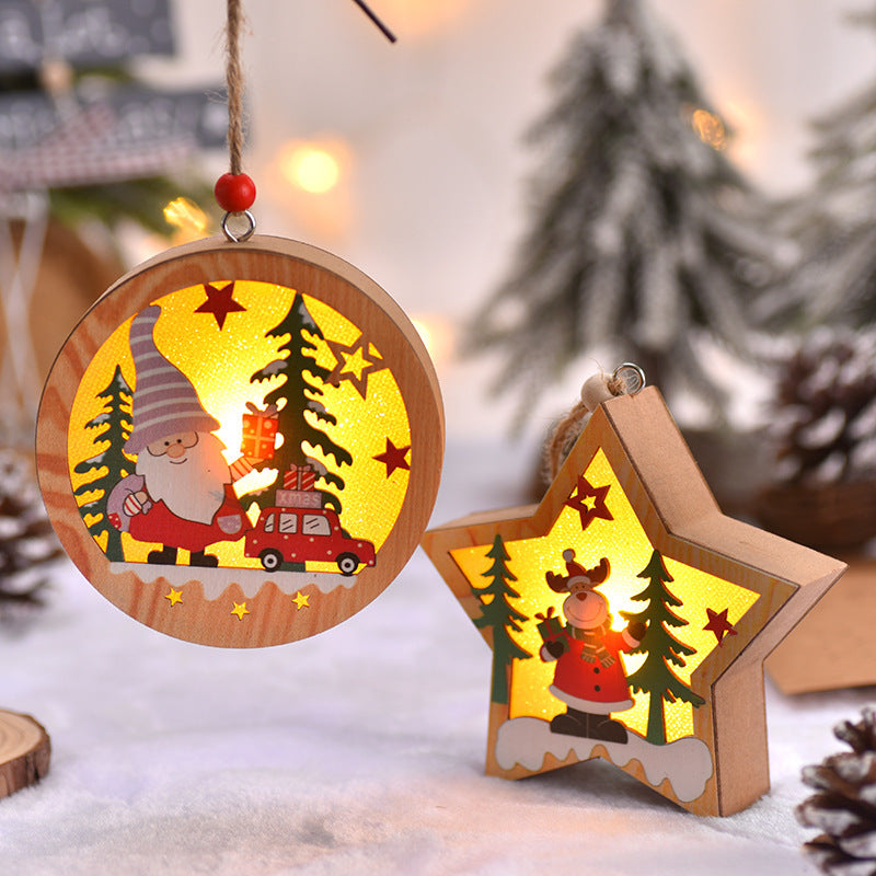 Christmas New Decoration LED Light-emitting Christmas Tree Pendant