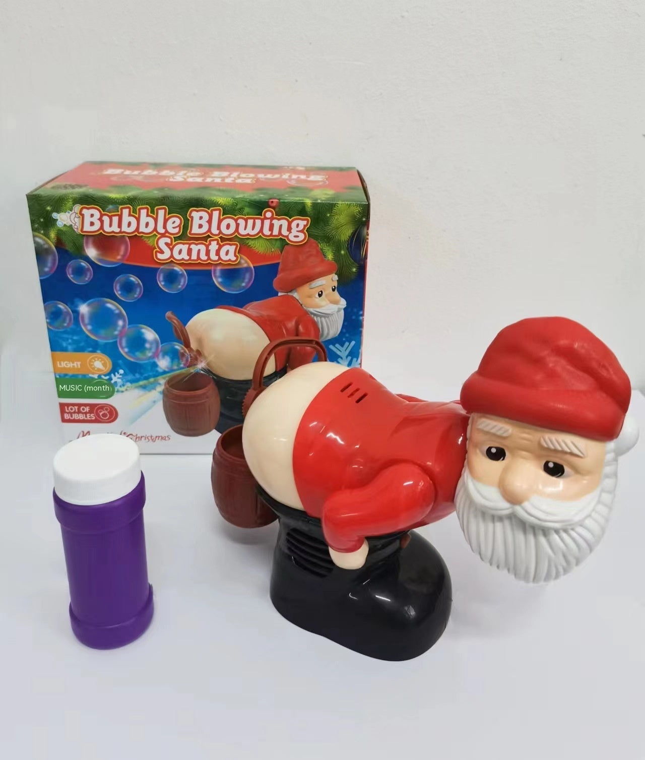 Funny Santa Bubble Blowing Machine