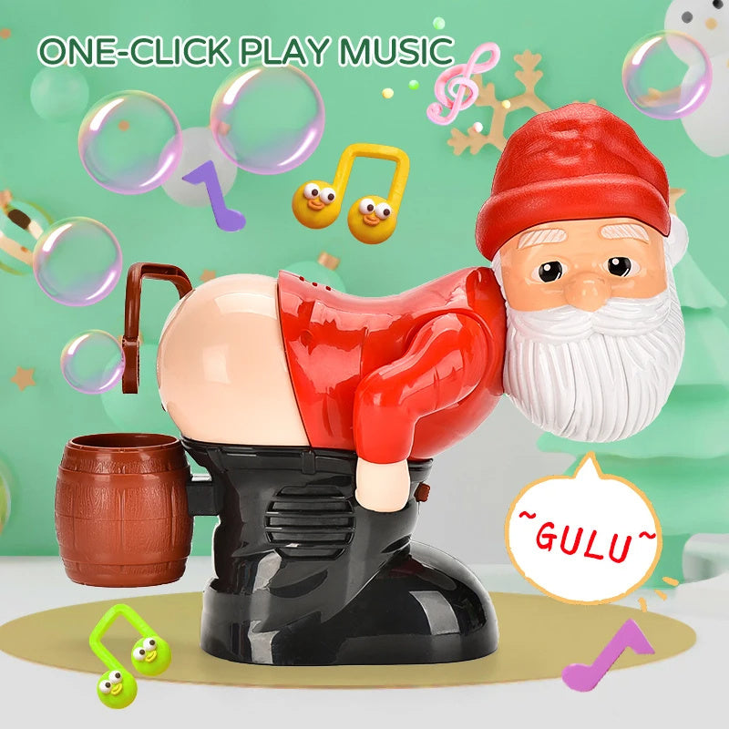 Funny Santa Bubble Blowing Machine