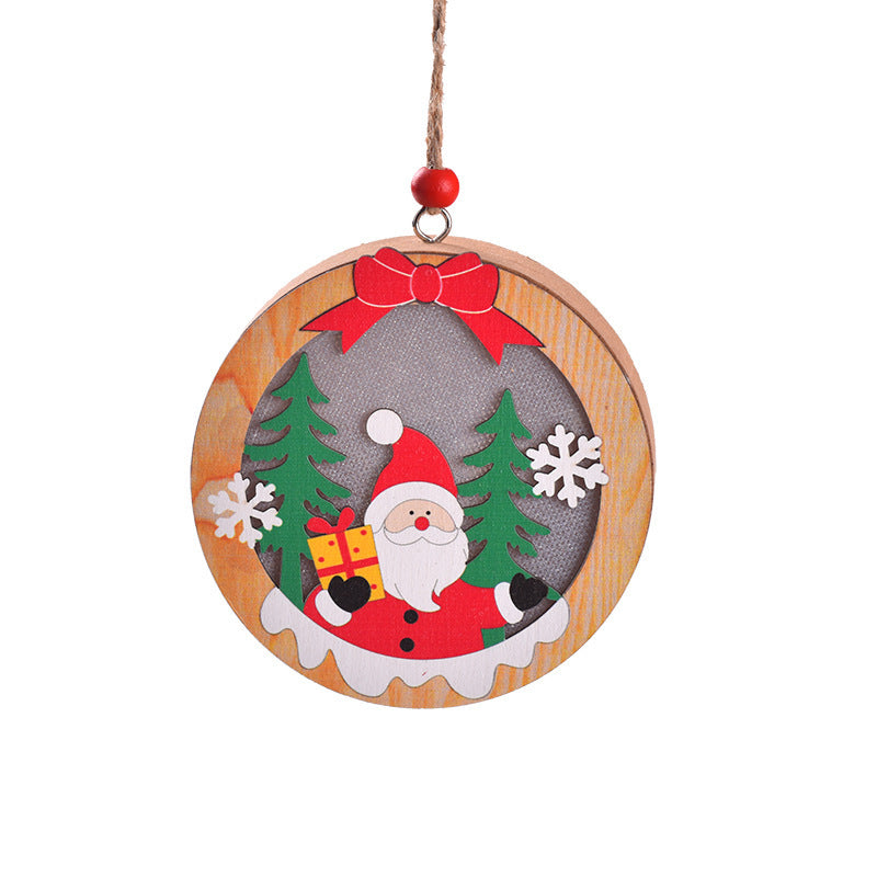 Christmas New Decoration LED Light-emitting Christmas Tree Pendant