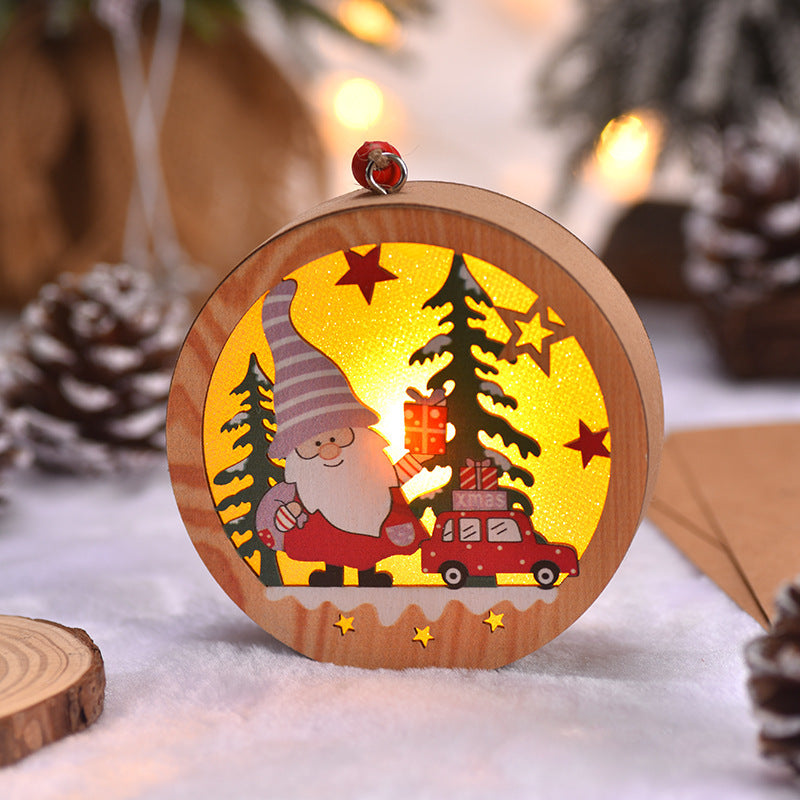 Christmas New Decoration LED Light-emitting Christmas Tree Pendant