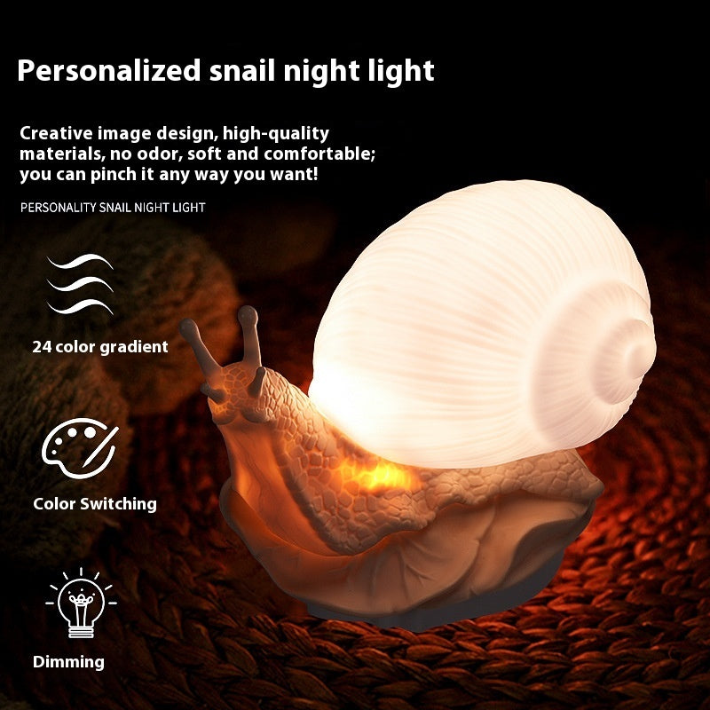 Simulation Snail Ambience Light USB 24-color LED